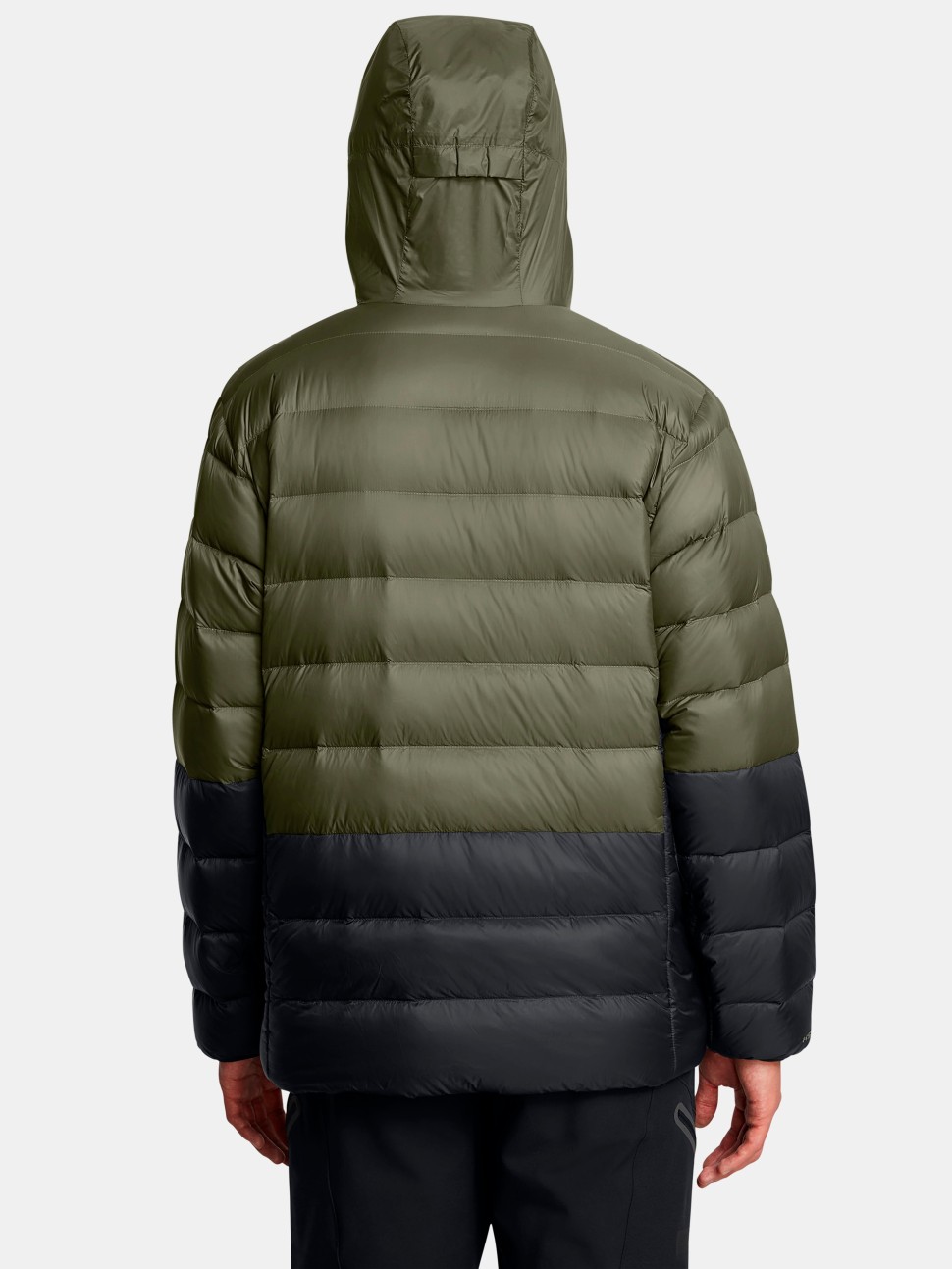 Куртка чоловіча Under Armour LEGEND DOWN HOODED JACKET оливкова 1385837-390 — фото 3