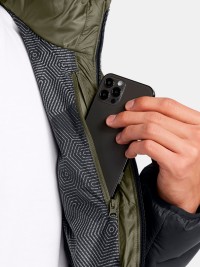Куртка чоловіча Under Armour LEGEND DOWN HOODED JACKET оливкова 1385837-390 изображение 5