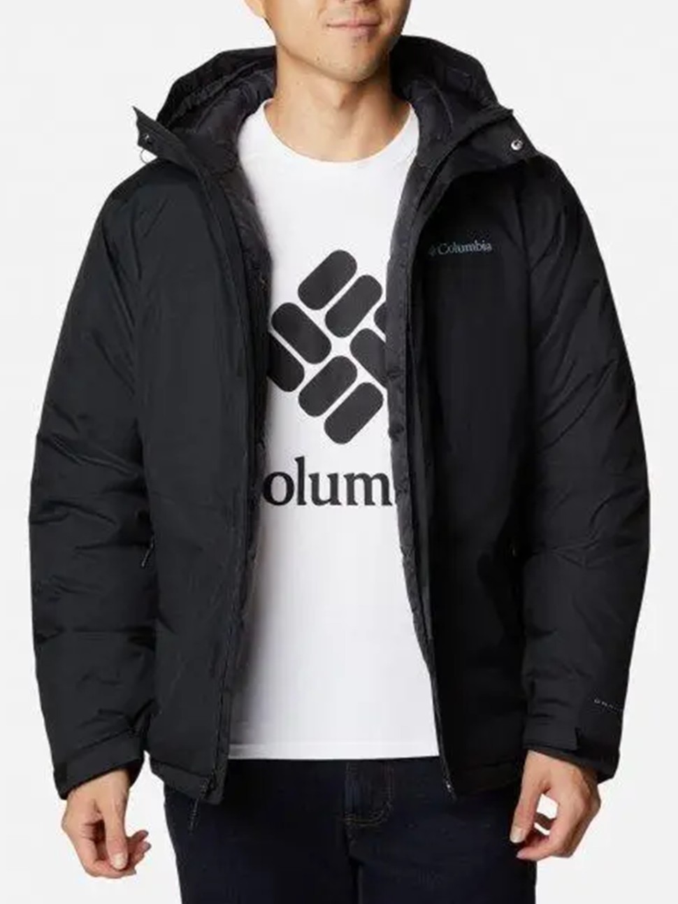 Куртка чоловіча Columbia Oak Harbor™ II Insulated Jacket чорна 2089431-010 — фото 2
