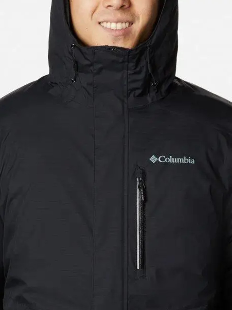 Куртка чоловіча Columbia Oak Harbor™ II Insulated Jacket чорна 2089431-010 — фото 5