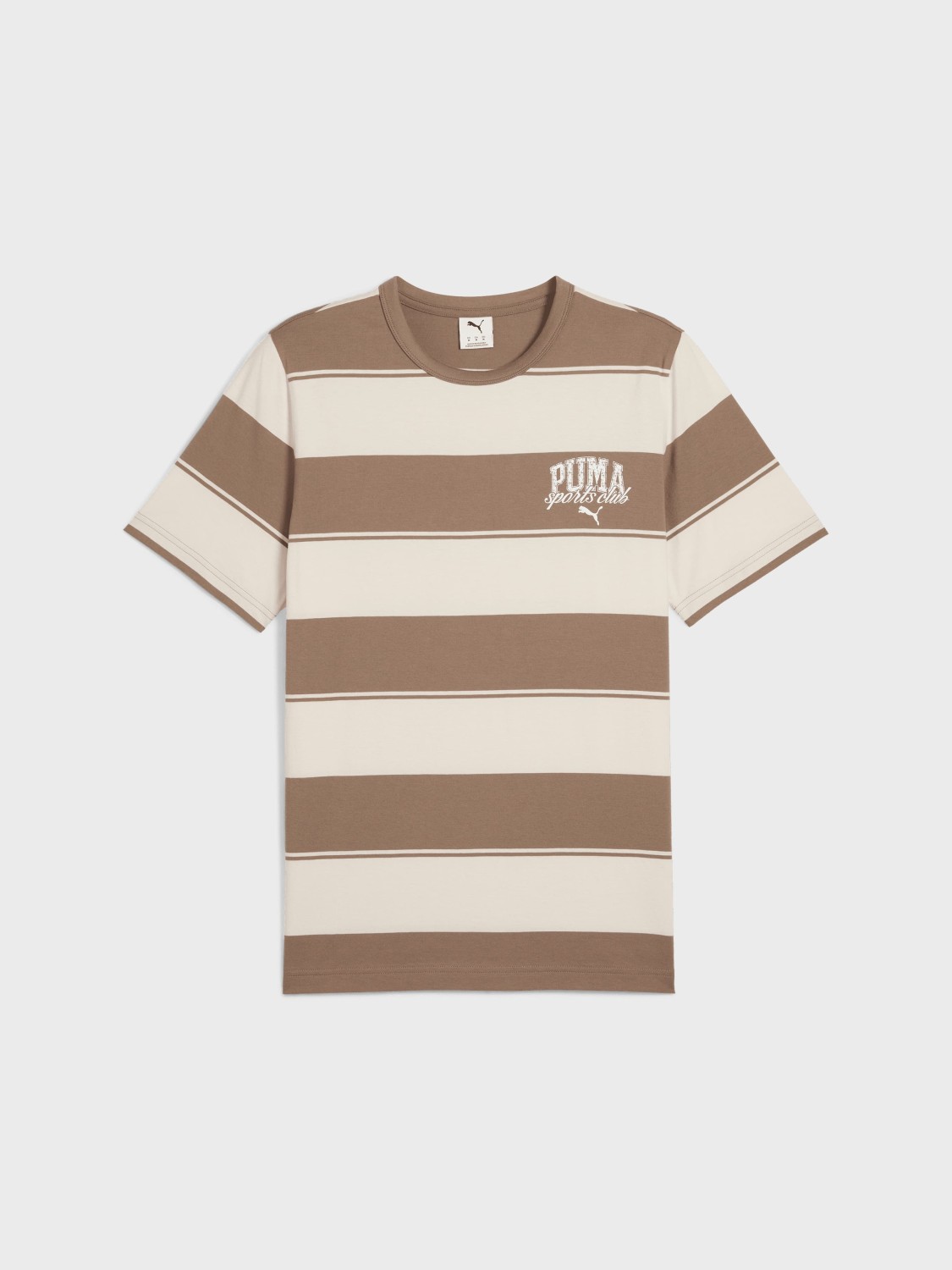 Футболка чоловіча Puma PUMA CLASS Striped Tee коричнева 68465793 изображение 2