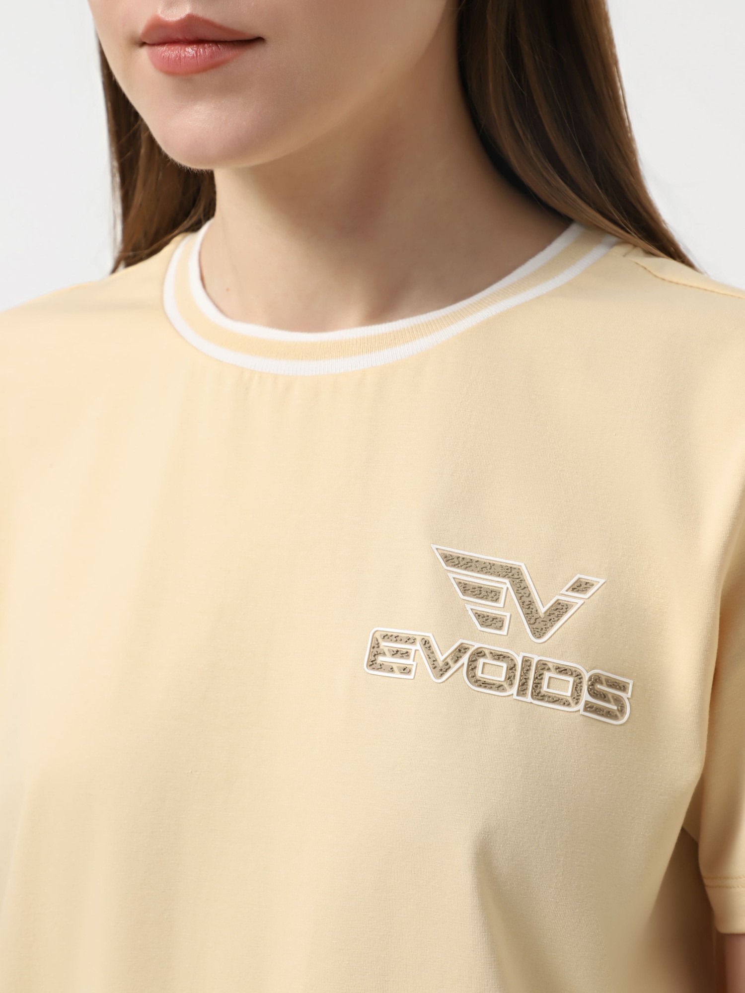 Футболка женская Evoids Liesel бежевая 552517-125 изображение 4