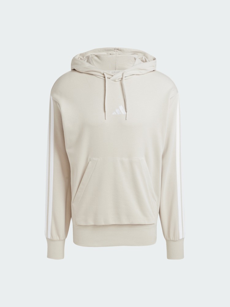 Толстовка мужская Adidas M 3S FT HD бежевая JE6367 изображение 7