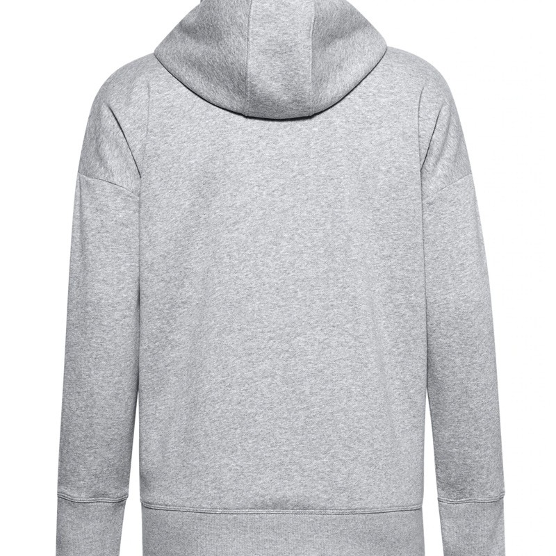 Толстовка жіноча Under Armour Rival Fleece FZ Hoodie сіра 1356400-035 — фото 1