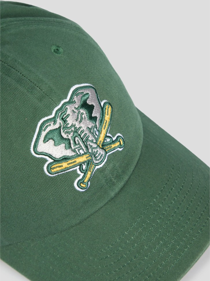 Кепка унісекс 47 Brand COOPERSTOWN OAKLAND ATHLETICS темно-зелена NLRGW18GWS-DG93 изображение 3