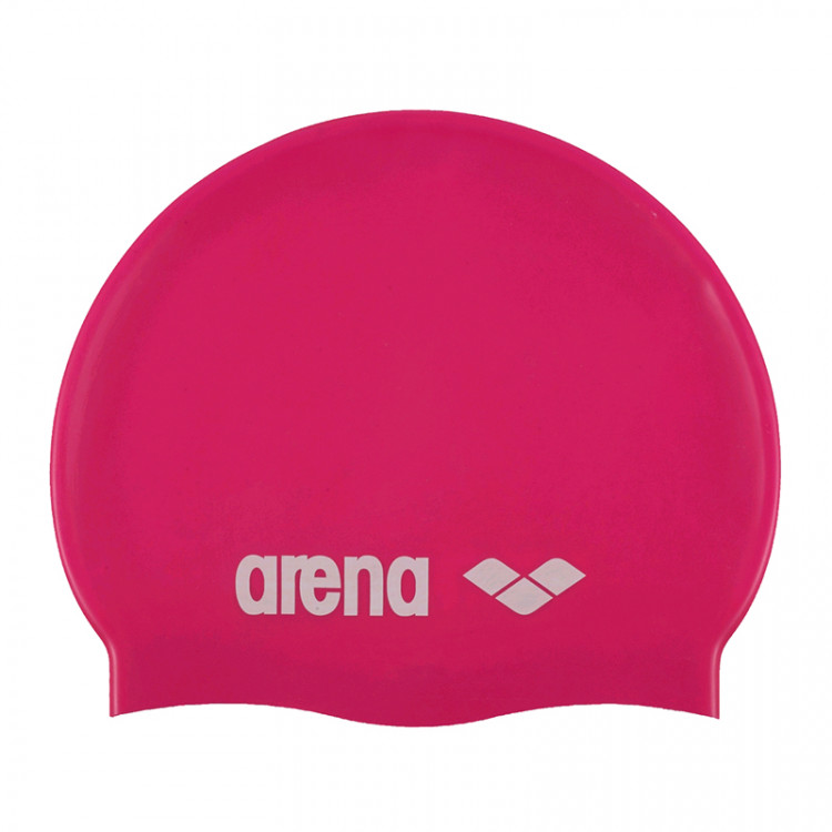 Шапочка для плавания детская Arena Classic Silicone Jr розовая 91670-091 изображение 1