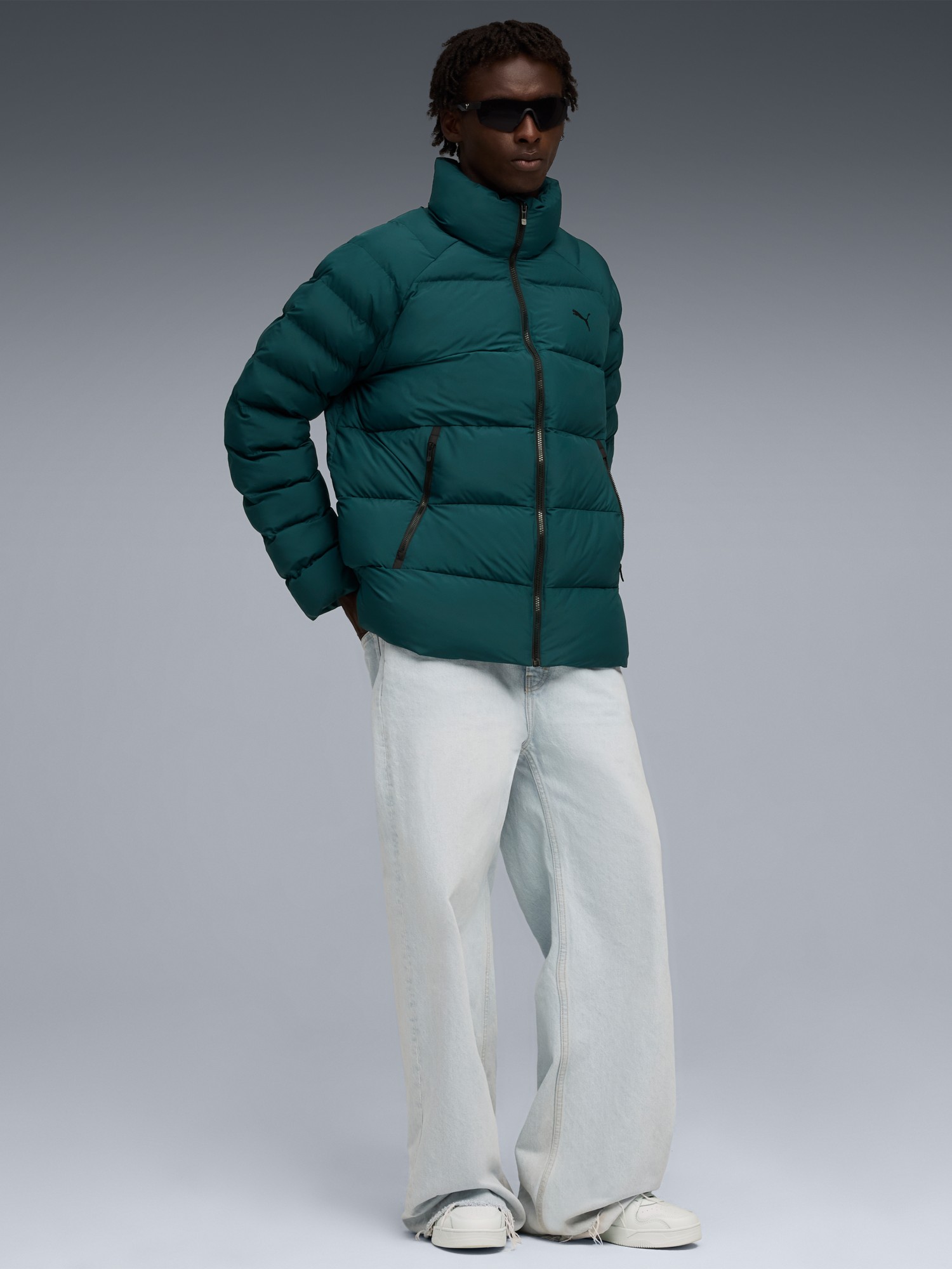 Куртка мужская Puma Mono Jacket зеленая 68837075 изображение 4