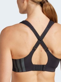 Бра женский Adidas TLRDIM HS BRA черный JD2115 изображение 7