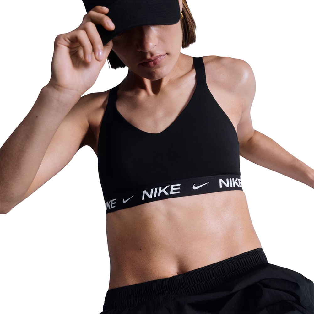 Бра жіночий Nike W NK DF INDY MED SPT BRA чорний FD1065-011 изображение 1
