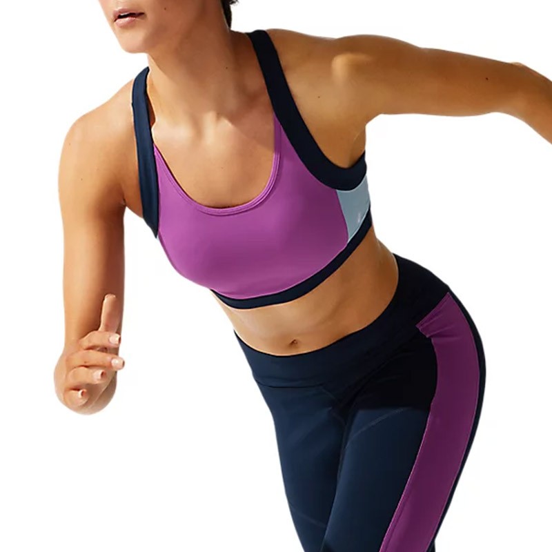 Бра жіночий Asics Color Block Bra 2 синій 2032A409-502  — фото 3