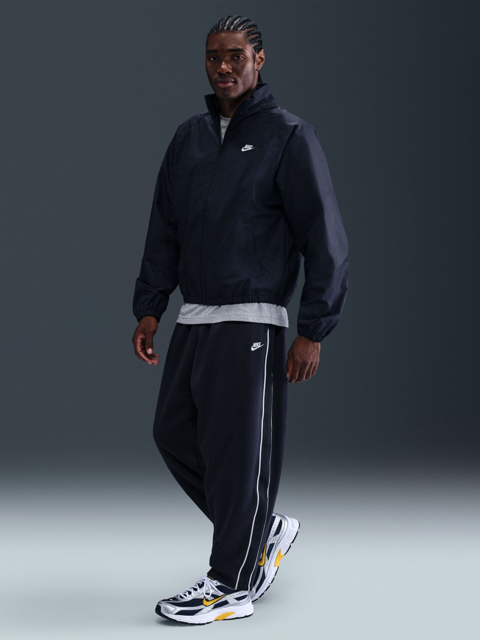 Штани чоловічі Nike M NK CLUB KNIT OS TRACK PANT темно-сині HV1415-451 — фото 2