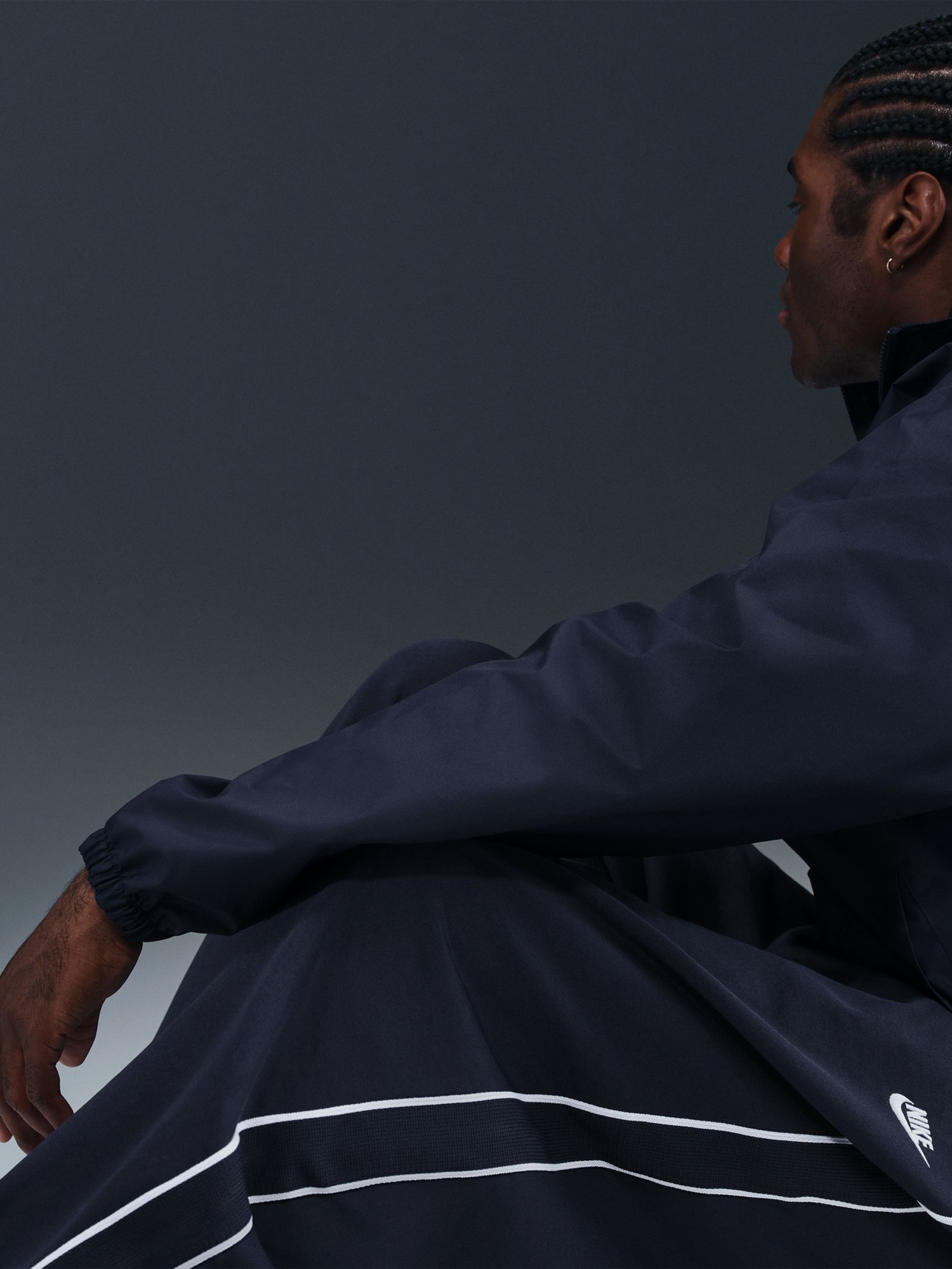 Штани чоловічі Nike M NK CLUB KNIT OS TRACK PANT чорні HV1415-451 изображение 6