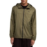 Вітрівка чоловіча Puma Ess Regular Windbreaker хакі 68462581 изображение 1
