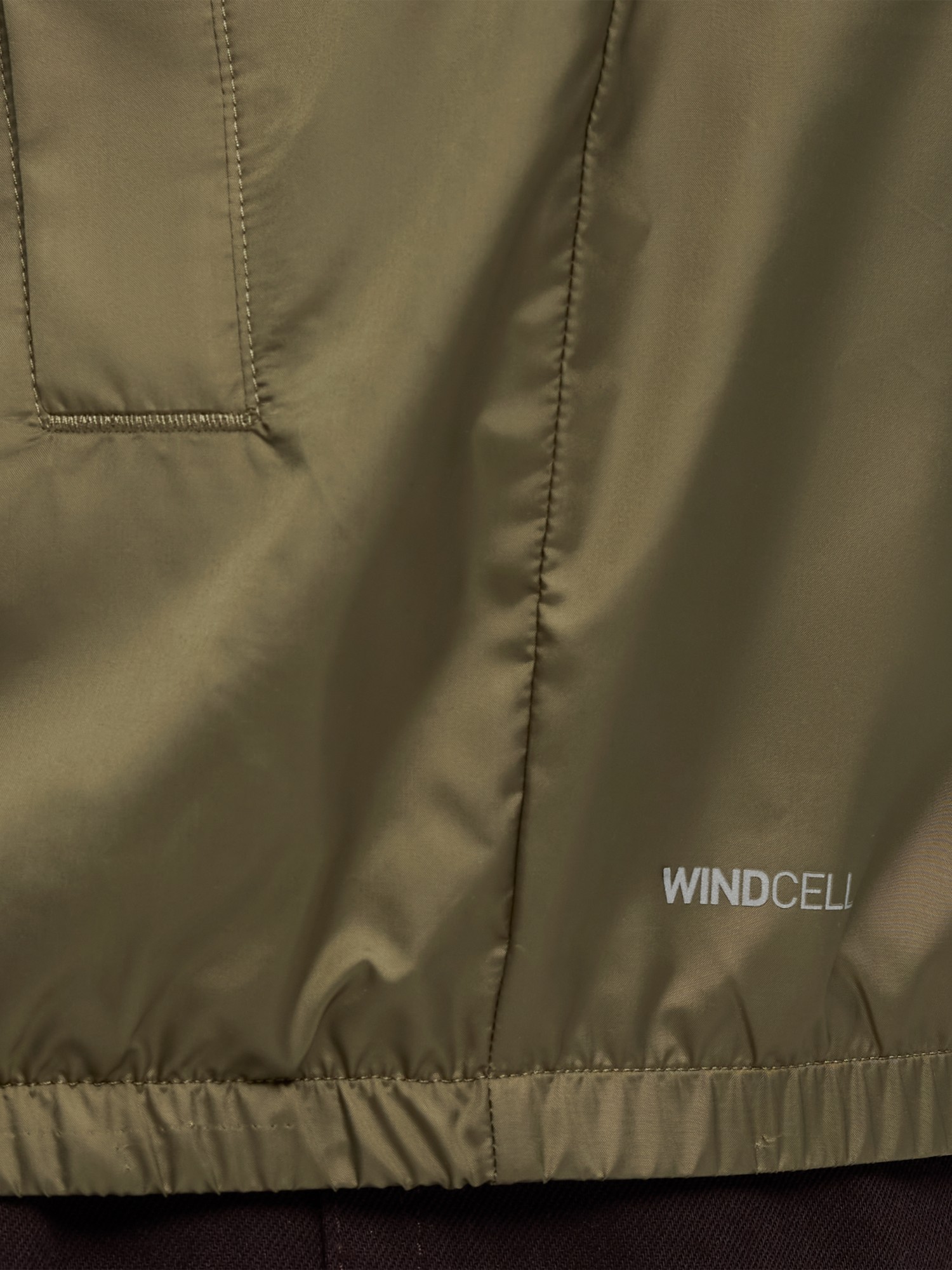 Вітрівка чоловіча Puma Ess Regular Windbreaker хакі 68462581 изображение 5