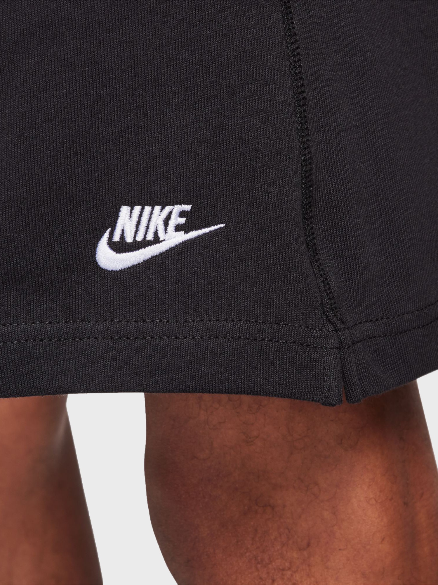 Шорты мужские Nike M NK CLUB KNIT SHORT черные FQ4359-010 изображение 5