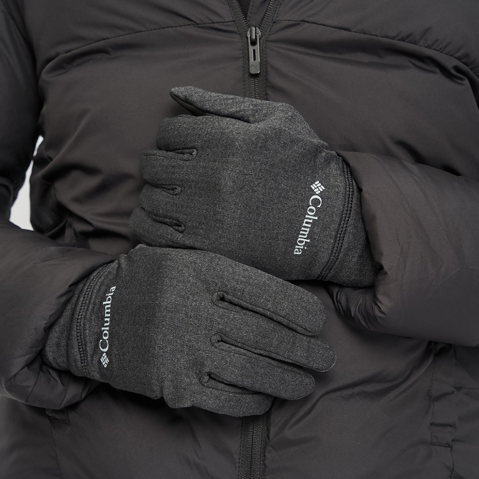 Перчатки Columbia Park View™ Fleece Glove черные 1958531-010 изображение 3