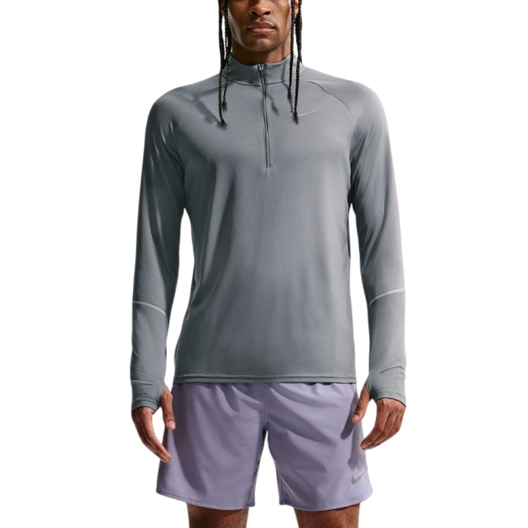 Men's T-shirt Nike M NK DF UV MILER TOP HZ gray IF2084-084