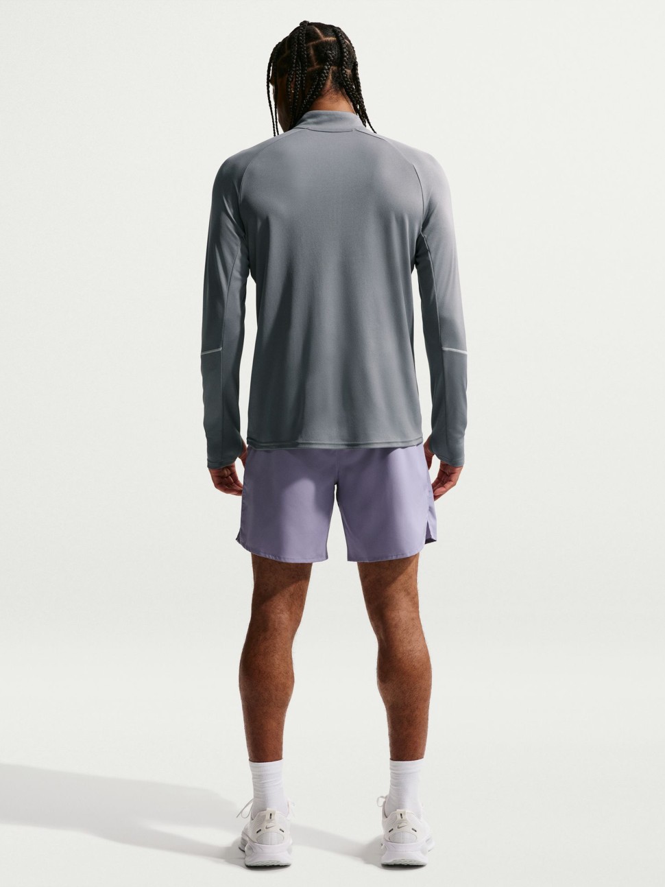 Men's T-shirt Nike M NK DF UV MILER TOP HZ gray IF2084-084 — photo 3 — Sport City Men's T-shirt Nike M NK DF UV MILER TOP HZ gray IF2084-084 — photo 3