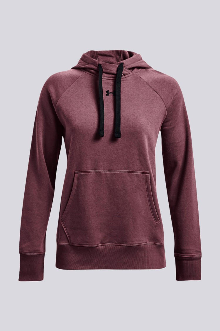 Толстовка жіноча Under Armour Rival Fleece Hb Hoodie фіолетова 1356317-554 изображение 2