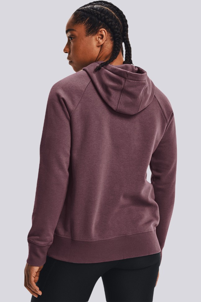Толстовка жіноча Under Armour Rival Fleece Hb Hoodie фіолетова 1356317-554 изображение 5