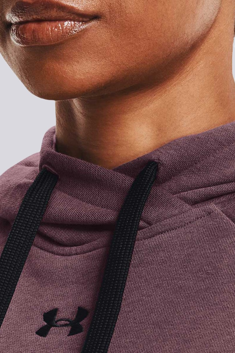 Толстовка жіноча Under Armour Rival Fleece Hb Hoodie фіолетова 1356317-554 изображение 6