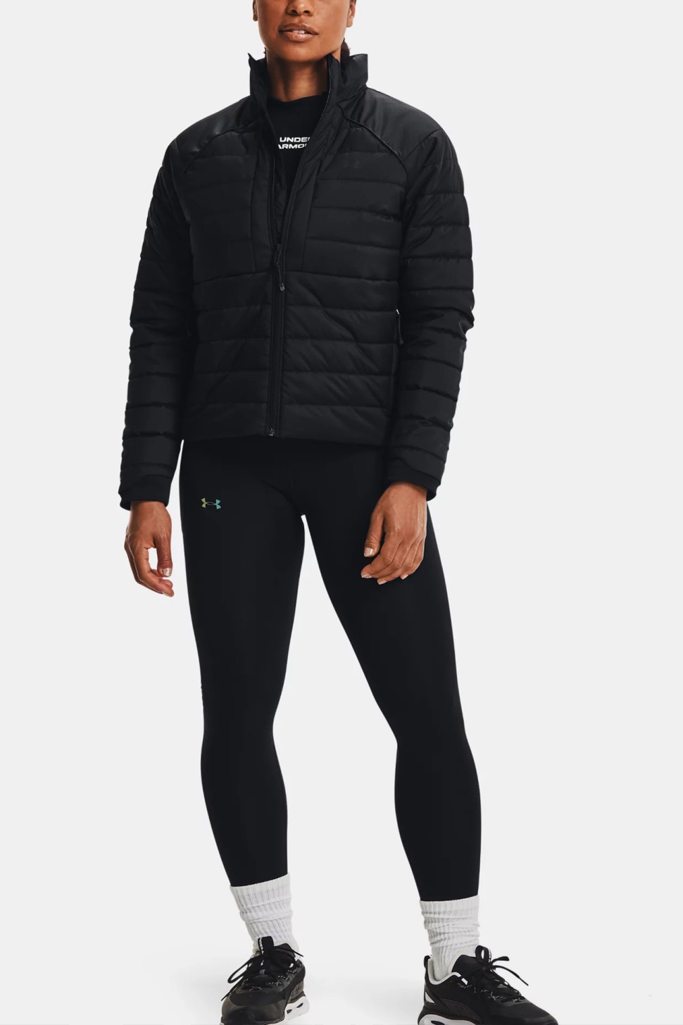 Куртка жіноча Under Armour Ua Insulate Jkt чорна 1364909-001 — фото 2
