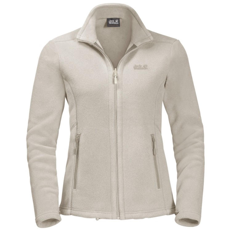 Толстовка женская Jack Wolfskin белая 1703882-5017 изображение 1