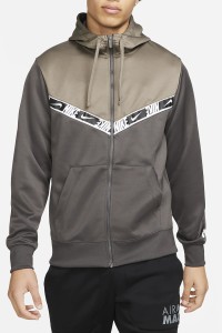 Толстовка чоловіча Nike M Nsw Repeat Pk Fz Hoodie темно-сіра DM4672-254  изображение 2