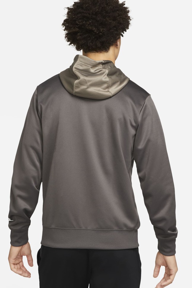 Толстовка чоловіча Nike M Nsw Repeat Pk Fz Hoodie темно-сіра DM4672-254  изображение 3
