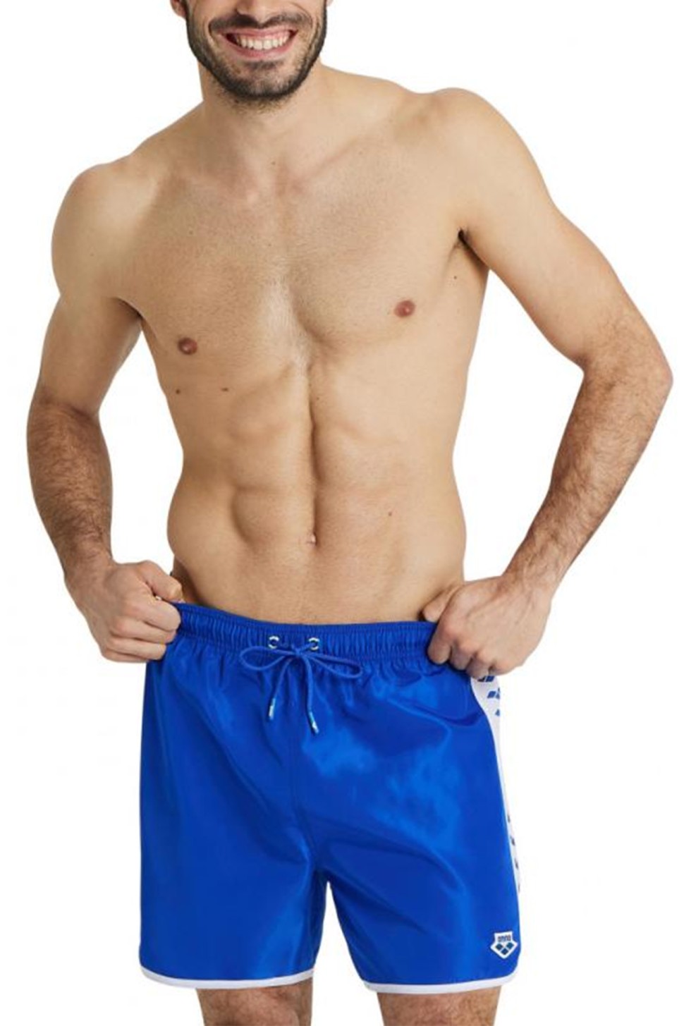 Шорти чоловічі Arena M Icons Team Stripe Boxer сині 004407-810 — фото 2