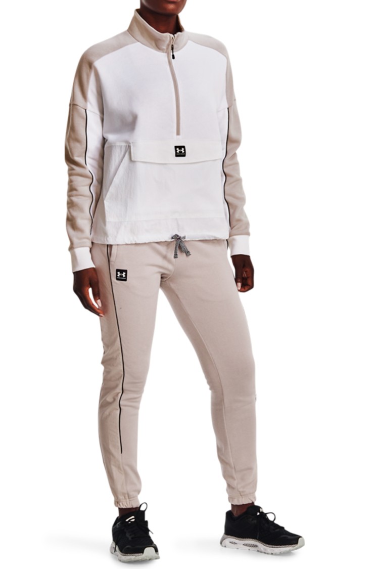 Брюки женские Under Armour Rival+ Fleece Pant серые 1374109-592 изображение 2
