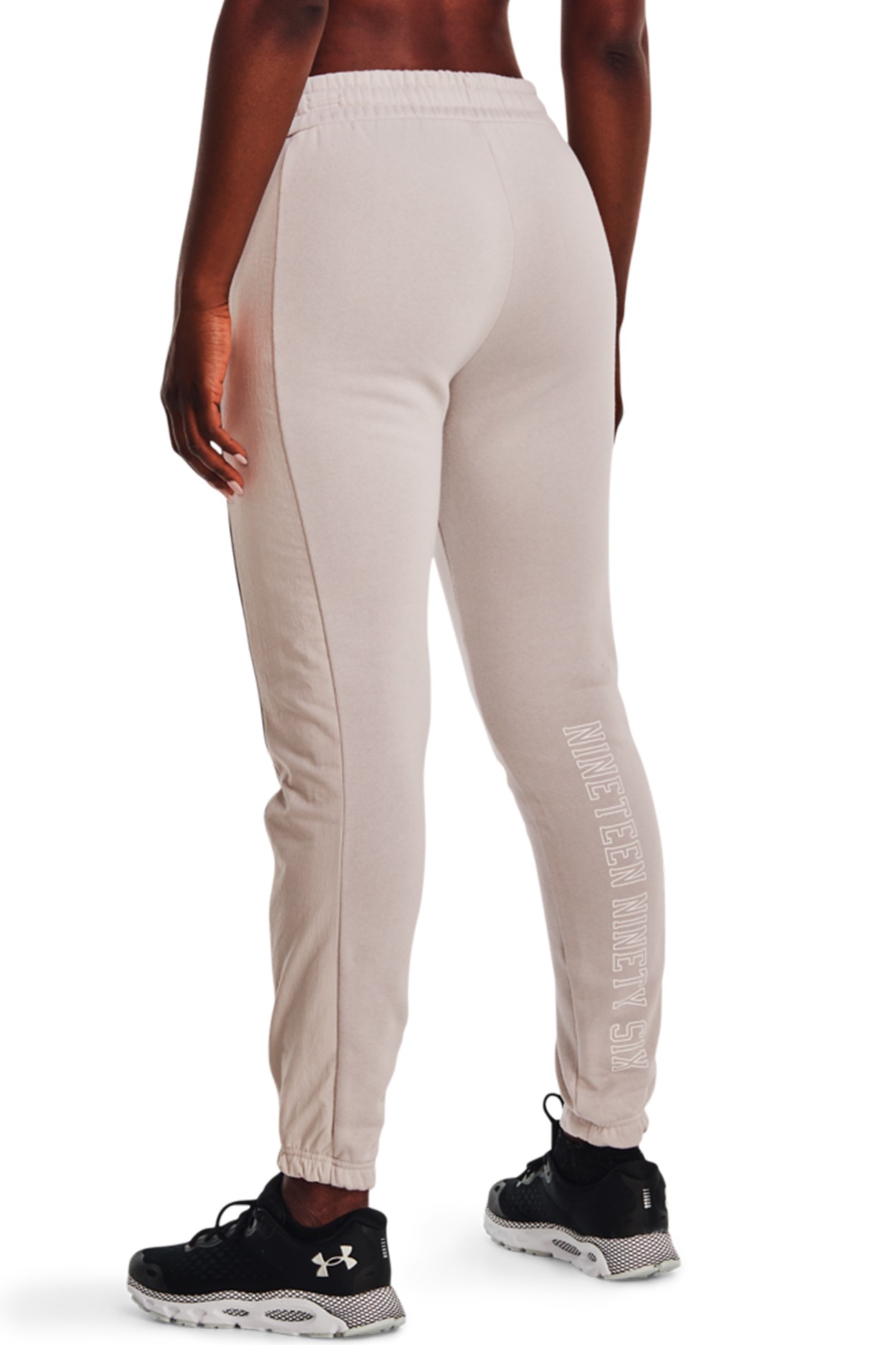 Брюки женские Under Armour Rival+ Fleece Pant серые 1374109-592 изображение 3