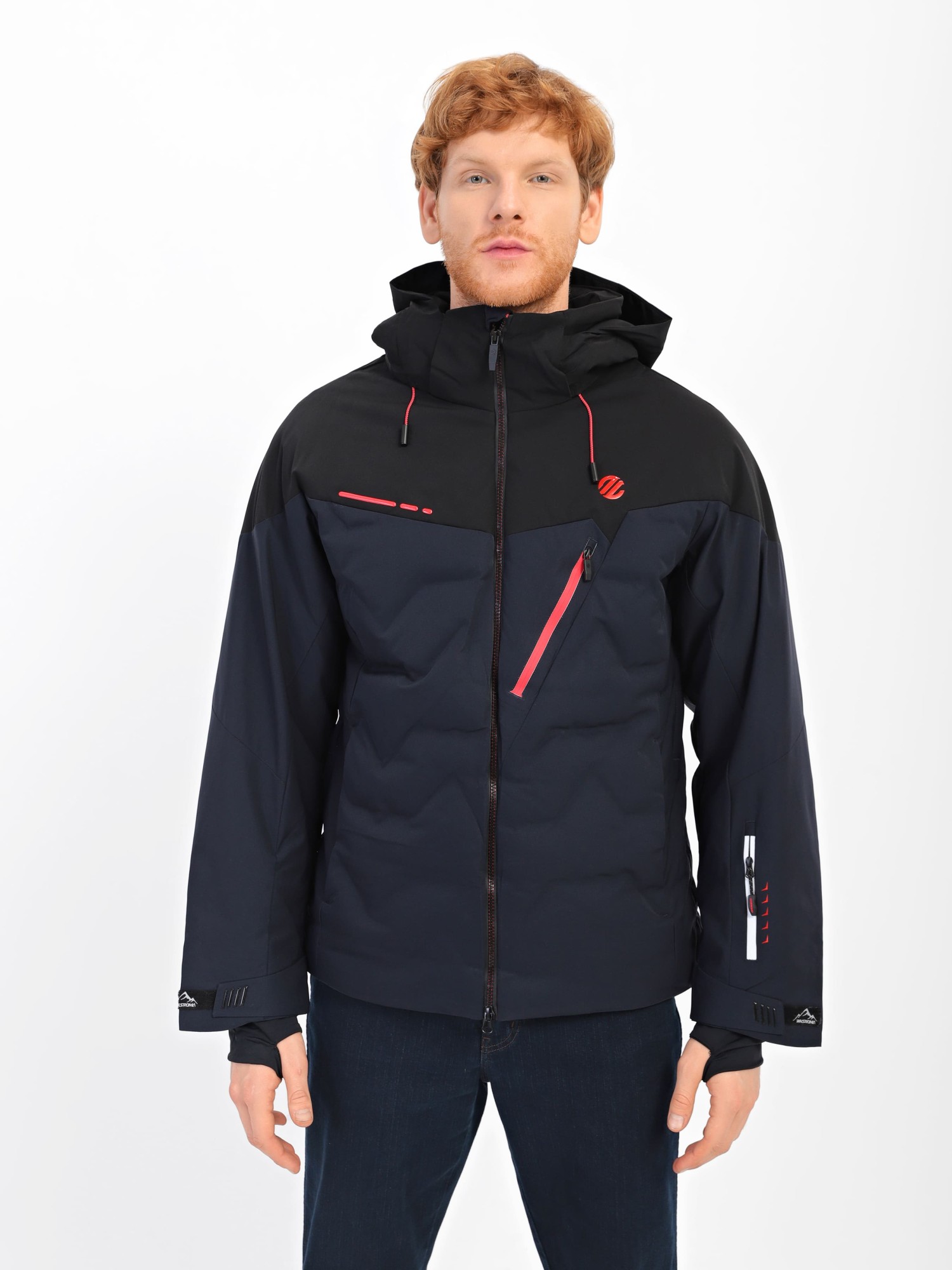 Куртка гірськолижна чоловіча WHS темно-синя 512509-450 изображение 1