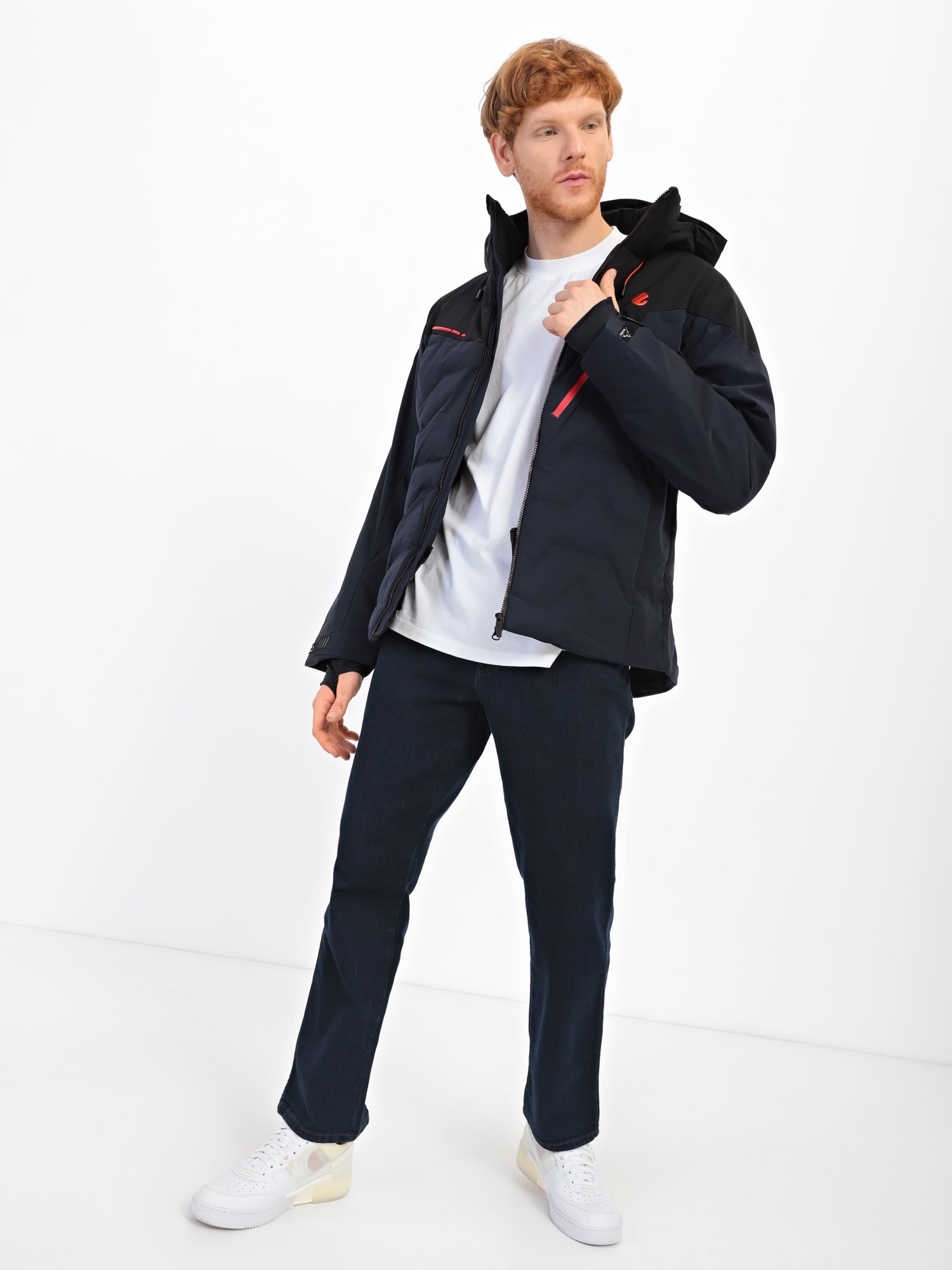 Куртка гірськолижна чоловіча WHS темно-синя 512509-450 изображение 2