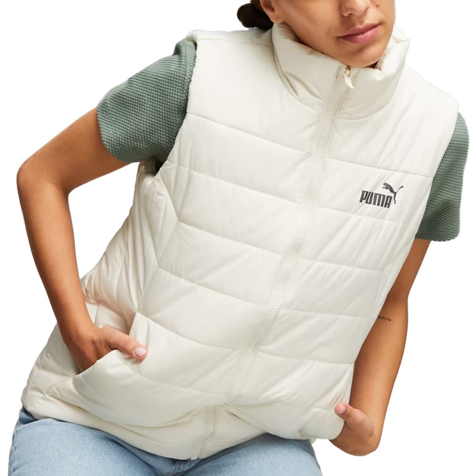 Жилетка жіноча Puma ESS Padded Vest молочна 84894187 — фото 1