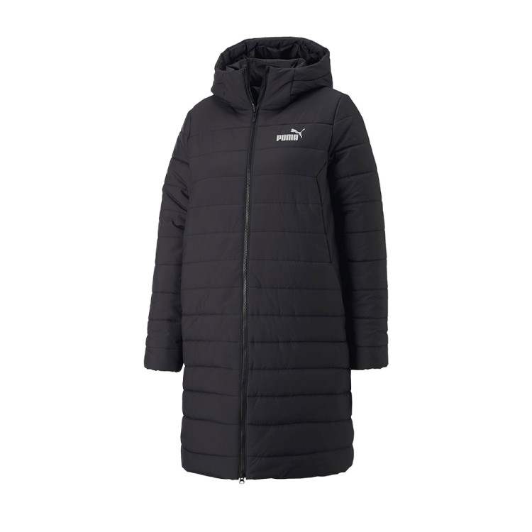 Куртка женская Puma ESS Hooded Padded Coat черная 84894201 изображение 1