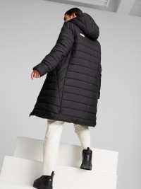 Куртка женская Puma ESS Hooded Padded Coat черная 84894201 изображение 3