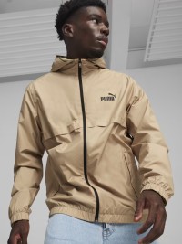 Ветровка мужская Puma ESS Solid Windbreaker бежевая 84748483 изображение 2