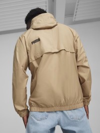 Ветровка мужская Puma ESS Solid Windbreaker бежевая 84748483 изображение 3