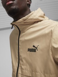 Ветровка мужская Puma ESS Solid Windbreaker бежевая 84748483 изображение 4