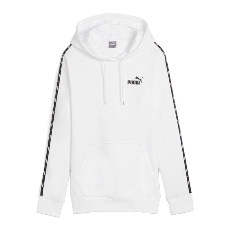 Толстовка женская Puma ESS TAPE Hoodie TR белая 67792102 изображение 1