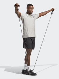 Футболка мужская Adidas TR-ES STRETCH T серая IC7416 изображение 4