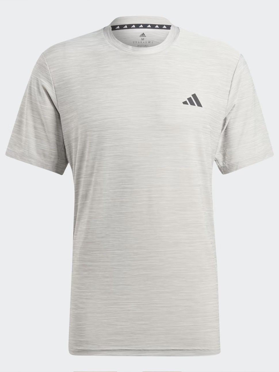 Футболка чоловіча Adidas TR-ES STRETCH T сіра IC7416 — фото 5