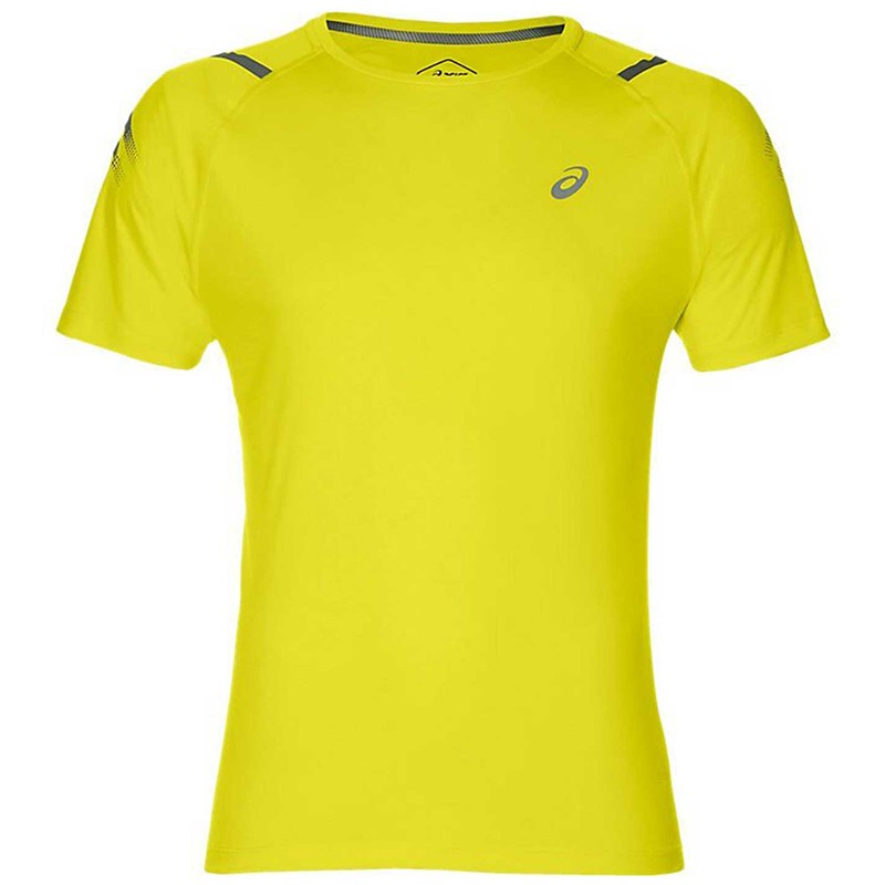 Футболка мужская Asics Icon Ss Top желтая 2011A259-750 — Sport City Футболка мужская Asics Icon Ss Top желтая 2011A259-750