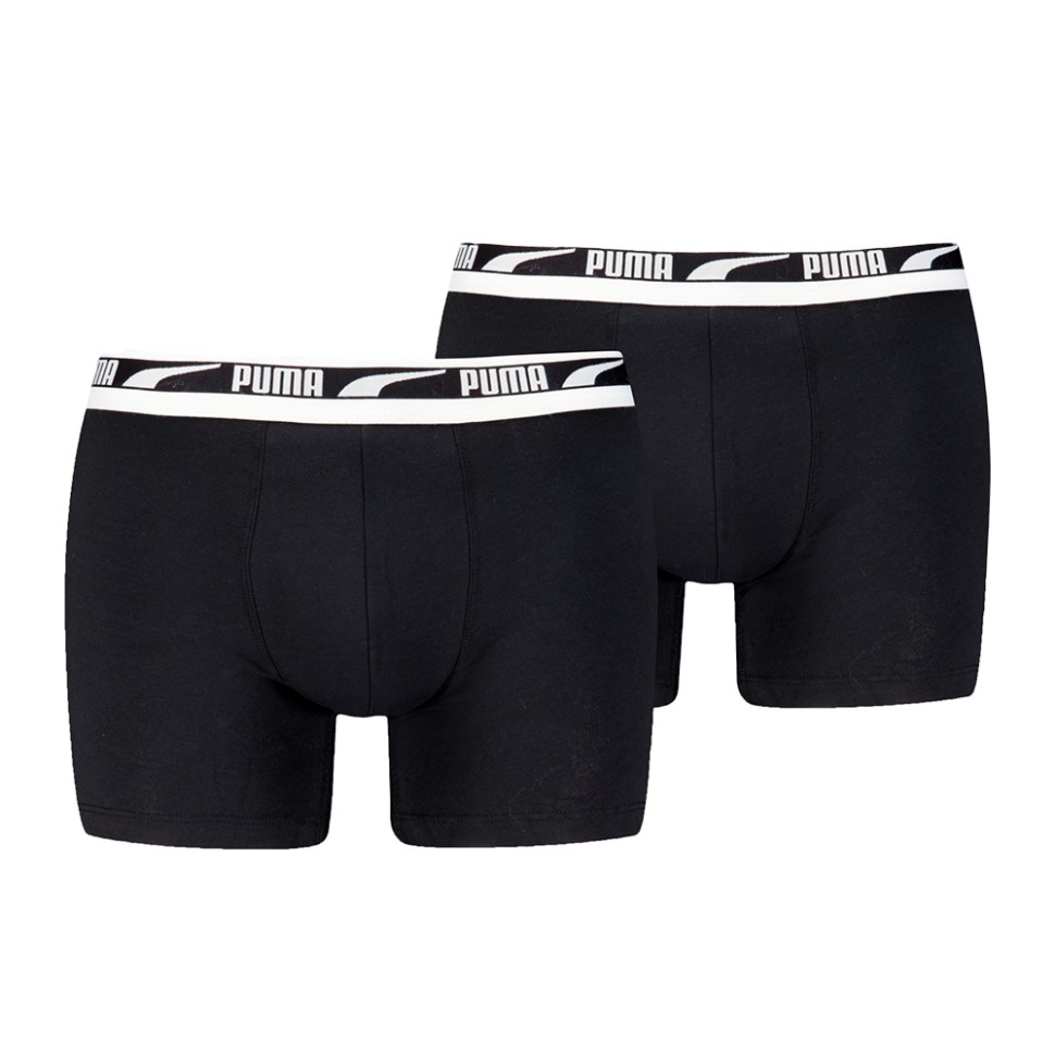 Боксери чоловічі Puma EVERYDAY MULTI LOGO чорні 93832501 — фото 1