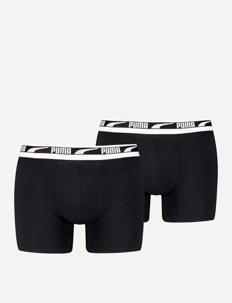 Нижнее белье мужское Puma EVERYDAY MULTI LOGO черное 93832501 изображение 2