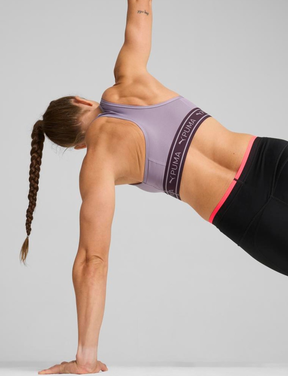 Бра жіночий Puma 4KEEPS ELASTIC BRA - P фіолетовий 52531930 — фото 3