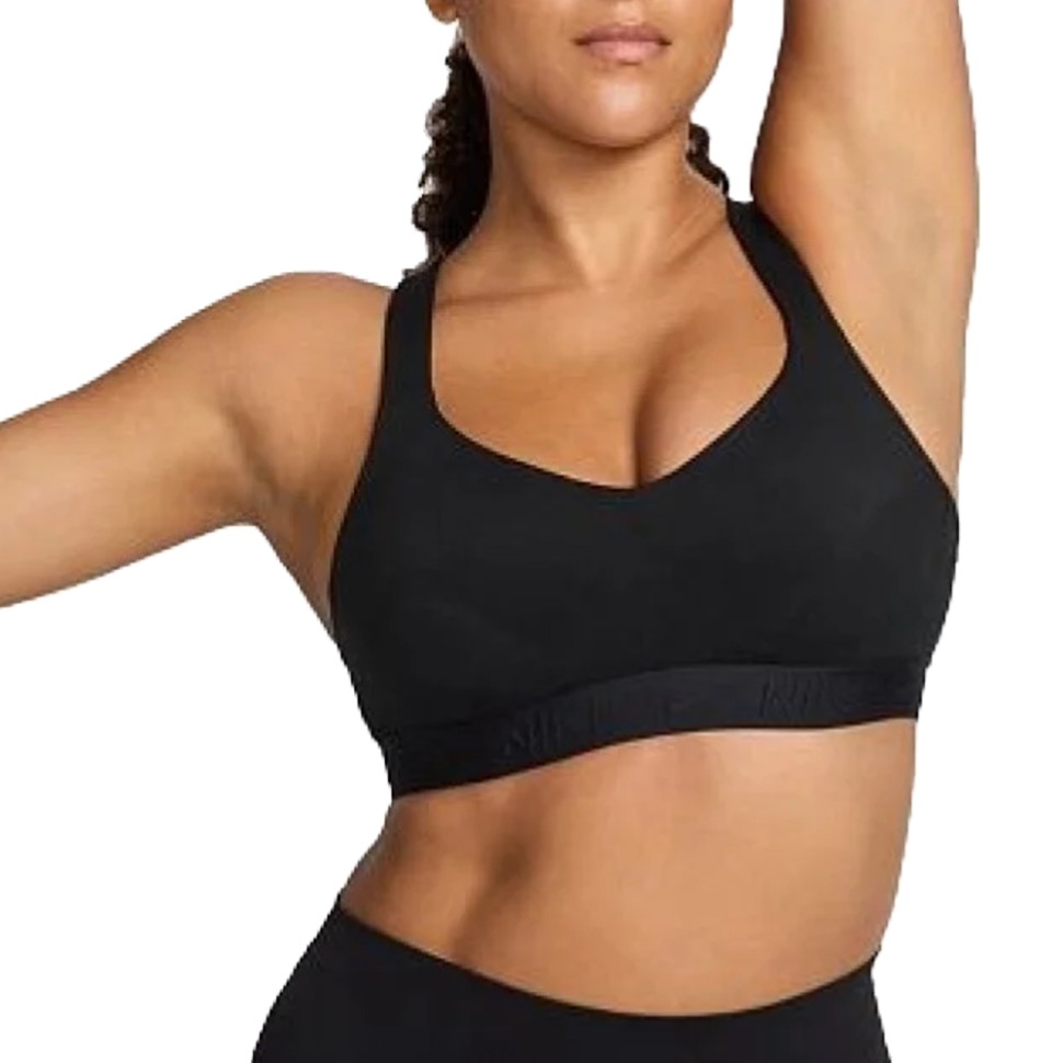Бра жіночий Nike W NK DF INDY HGH SPT BRA чорний FD1068-010 — фото 1