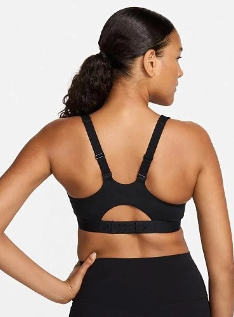 Бра жіночий Nike W NK DF INDY HGH SPT BRA чорний FD1068-010 — фото 3