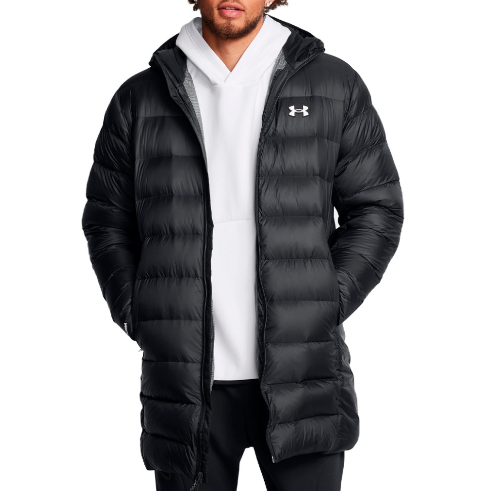 Куртка чоловіча Under Armour LEGEND DOWN PARKA чорна 1385839-001 изображение 1